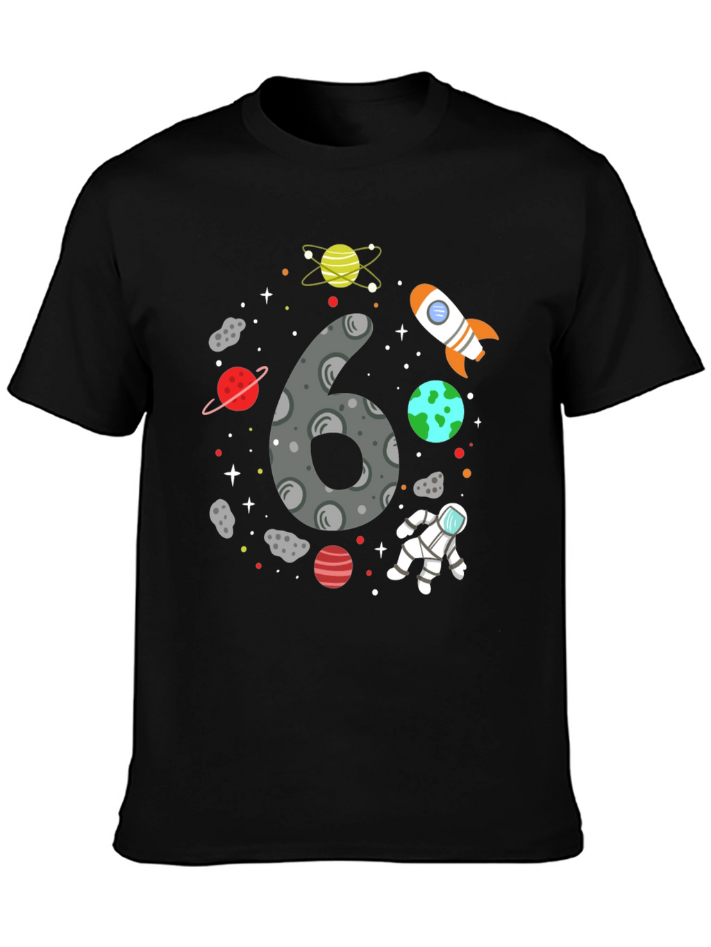 Cosmic 6th Birthday T-Shirt