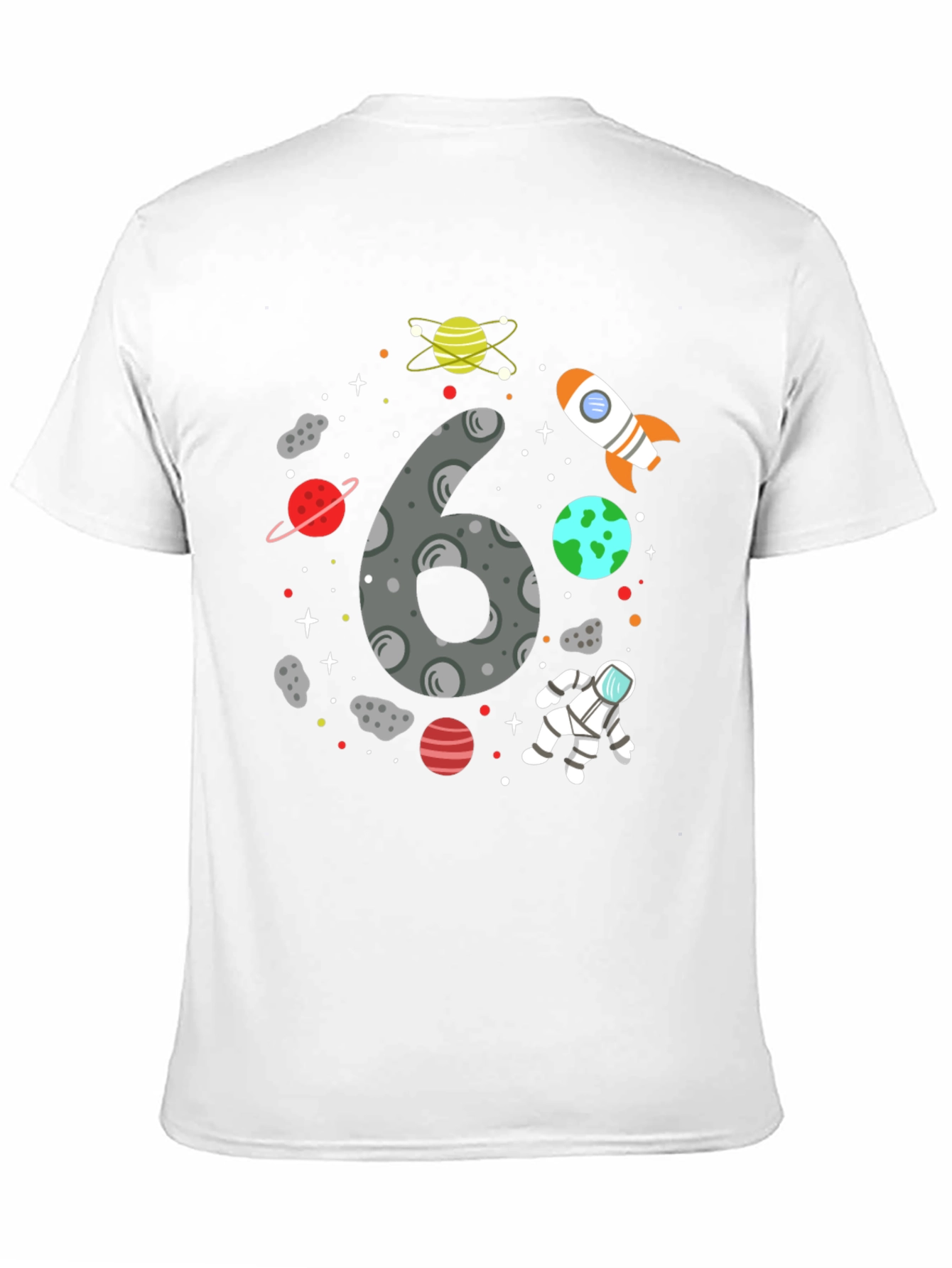 Cosmic 6th Birthday T-Shirt