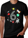 Cosmic 6th Birthday T-Shirt