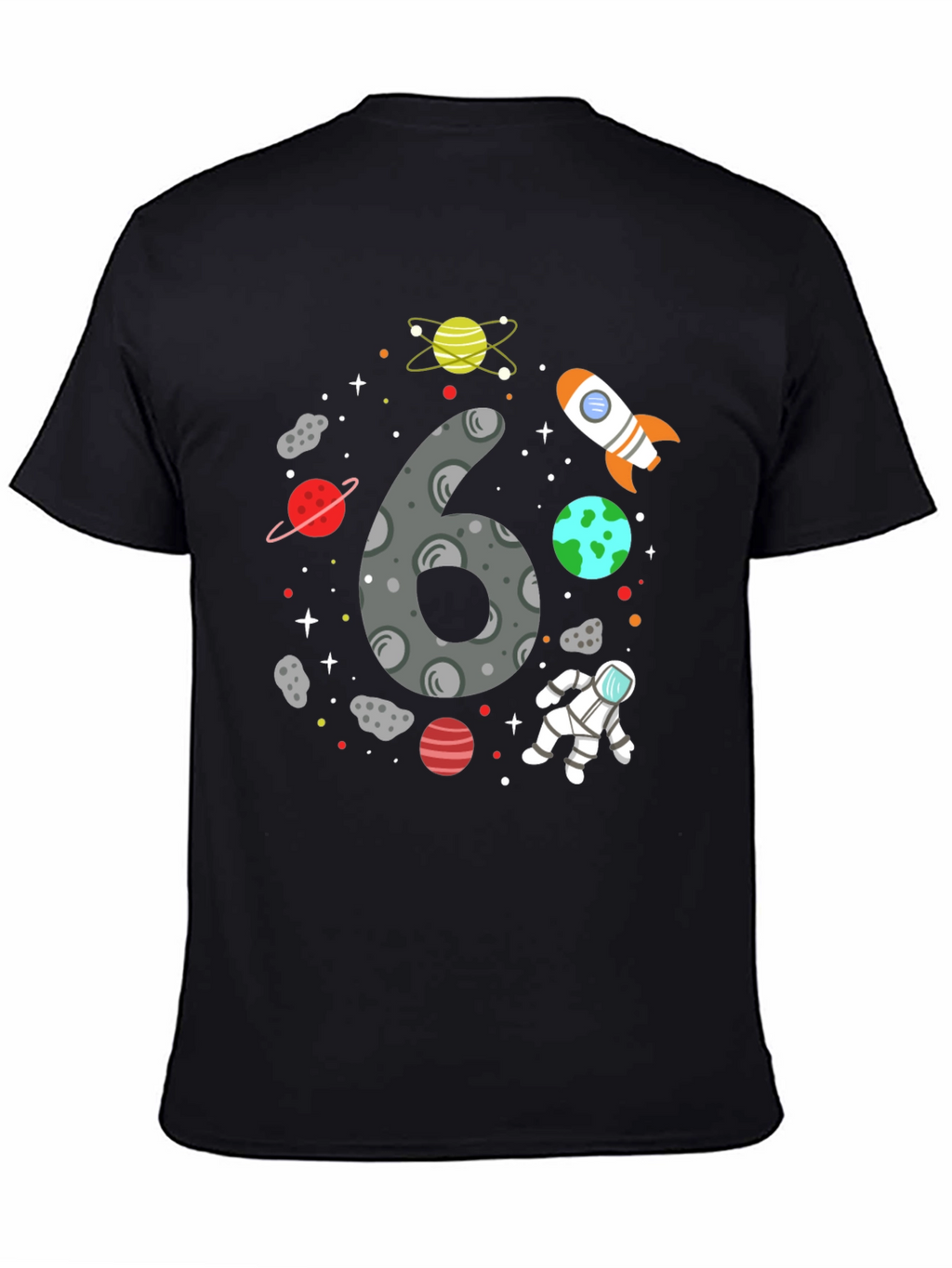 Cosmic 6th Birthday T-Shirt