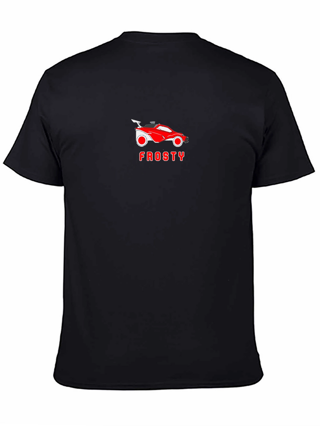 Frosty Rocket League Car Black T-Shirt