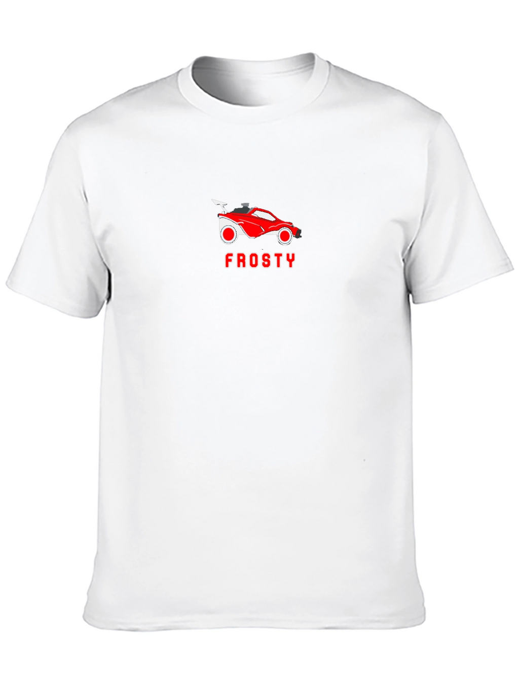 Frosty Rocket League Car Black T-Shirt