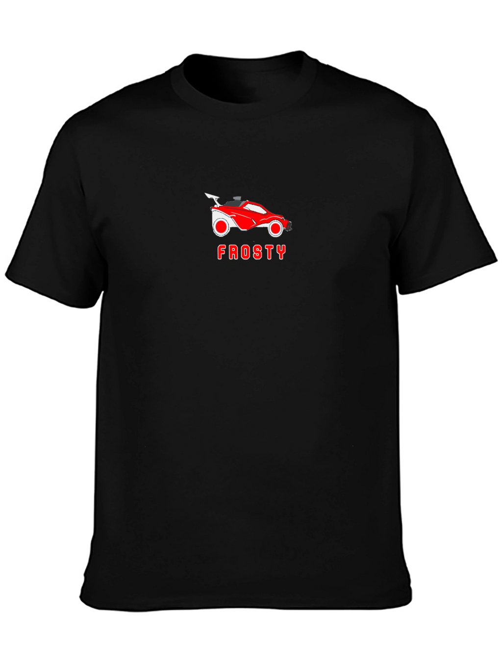 Frosty Rocket League Car Black T-Shirt