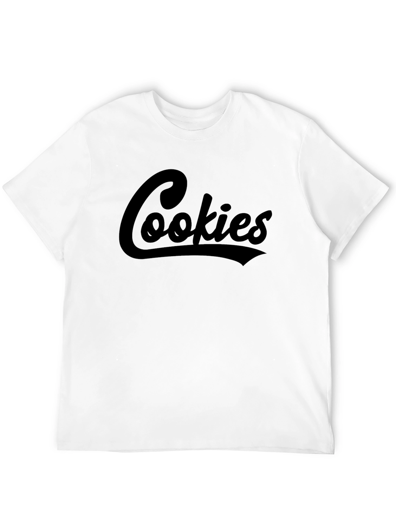 Cookies Script Graphic Black T-Shirt