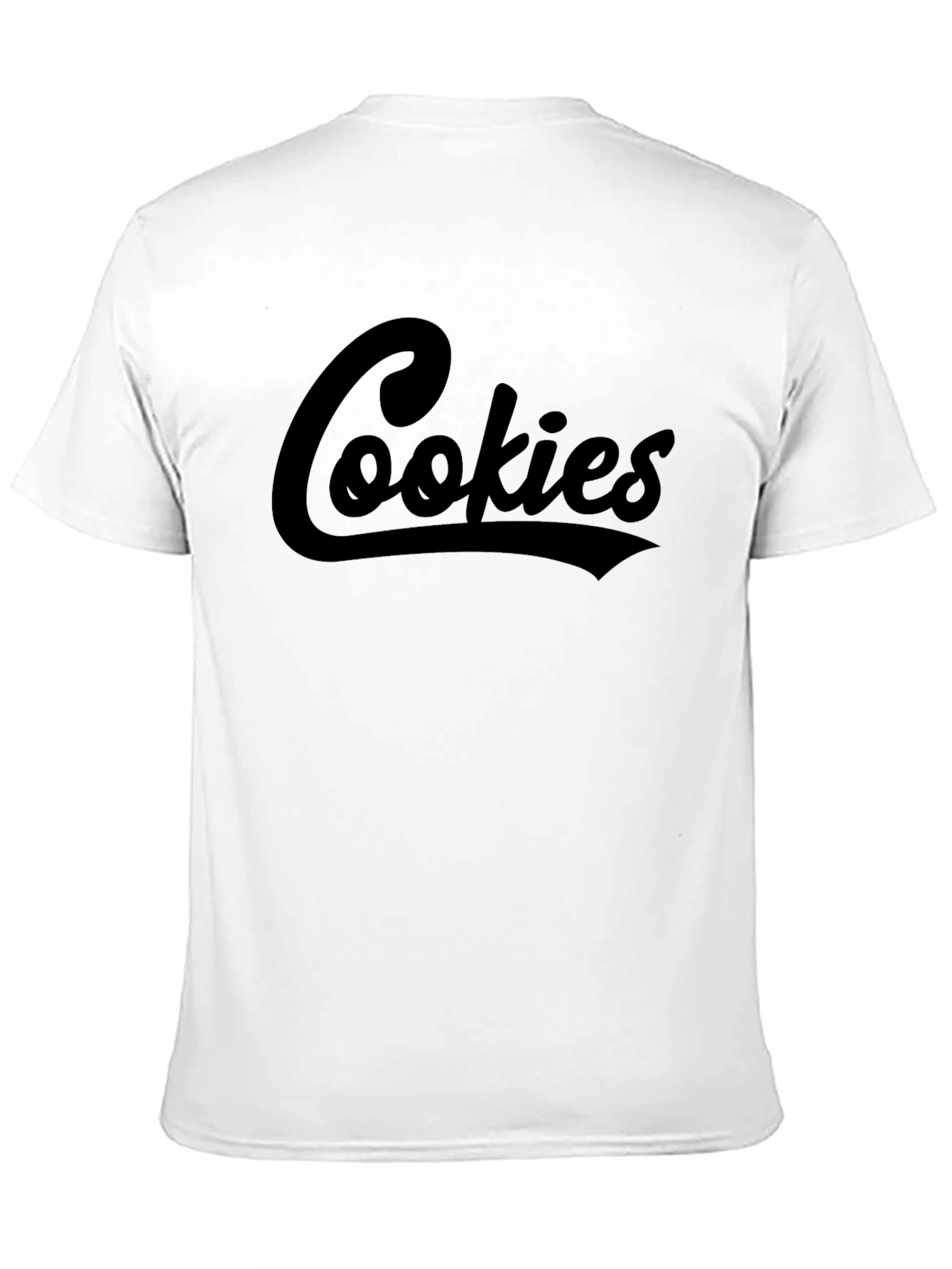 Cookies Script Graphic Black T-Shirt