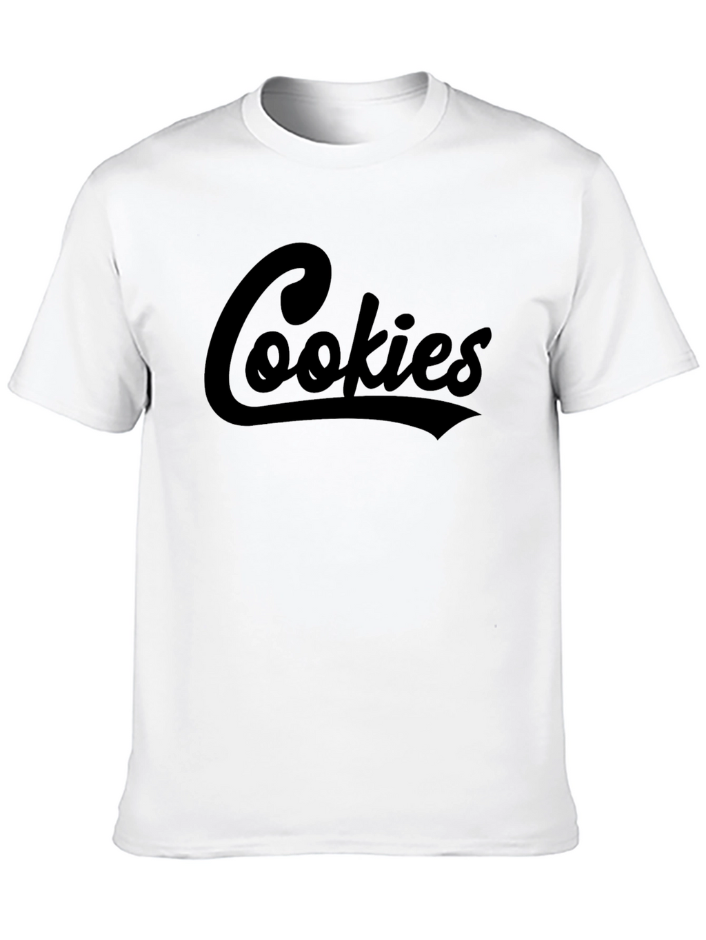 Cookies Script Graphic Black T-Shirt