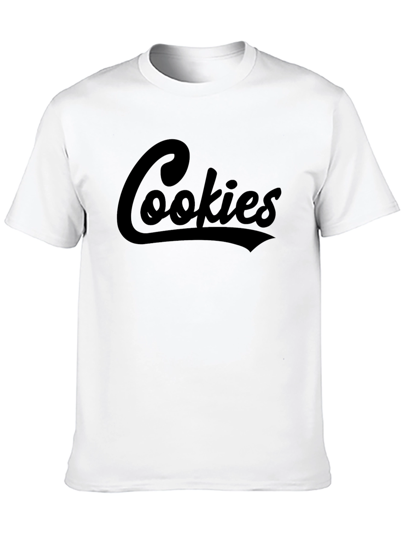 Cookies Script Graphic Black T-Shirt