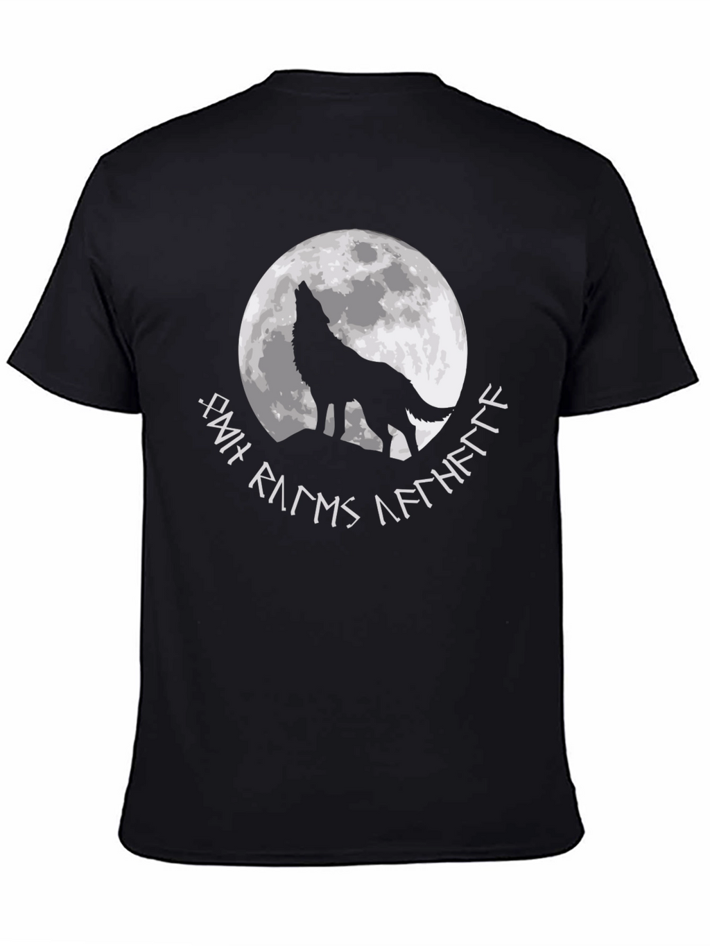 Wolf Howling at Moon Graphic Tee