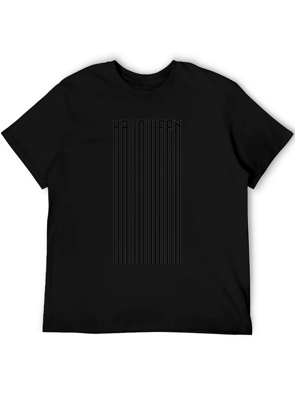 Halloween Striped T-Shirt - Modern Spooky Tee