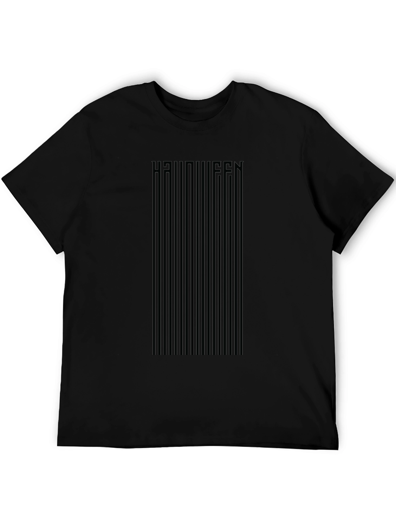 Halloween Striped T-Shirt - Modern Spooky Tee