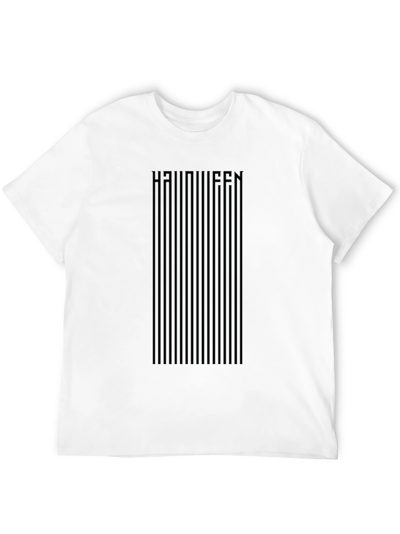 Halloween Striped T-Shirt - Modern Spooky Tee
