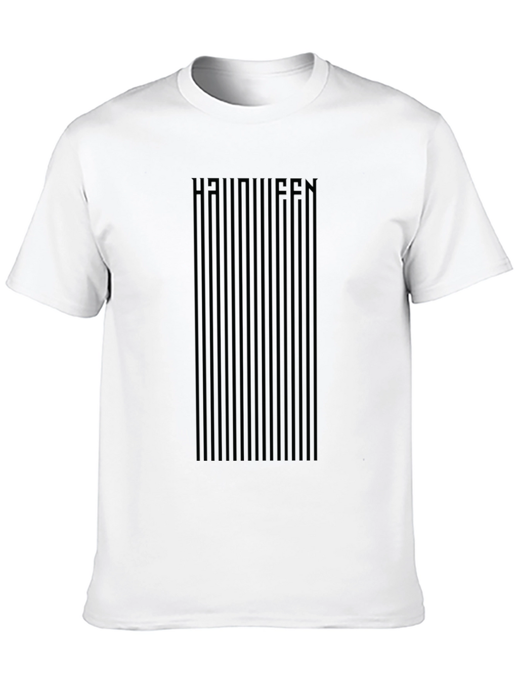 Halloween Striped T-Shirt - Modern Spooky Tee