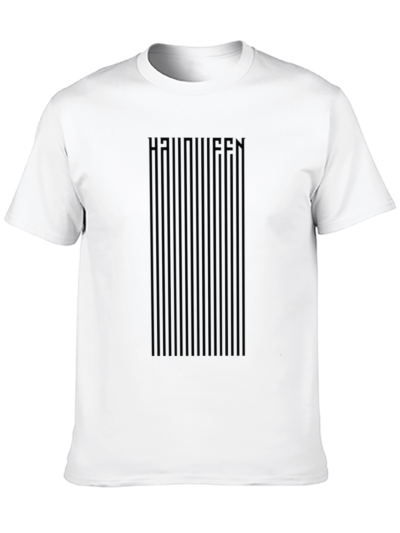Halloween Striped T-Shirt - Modern Spooky Tee