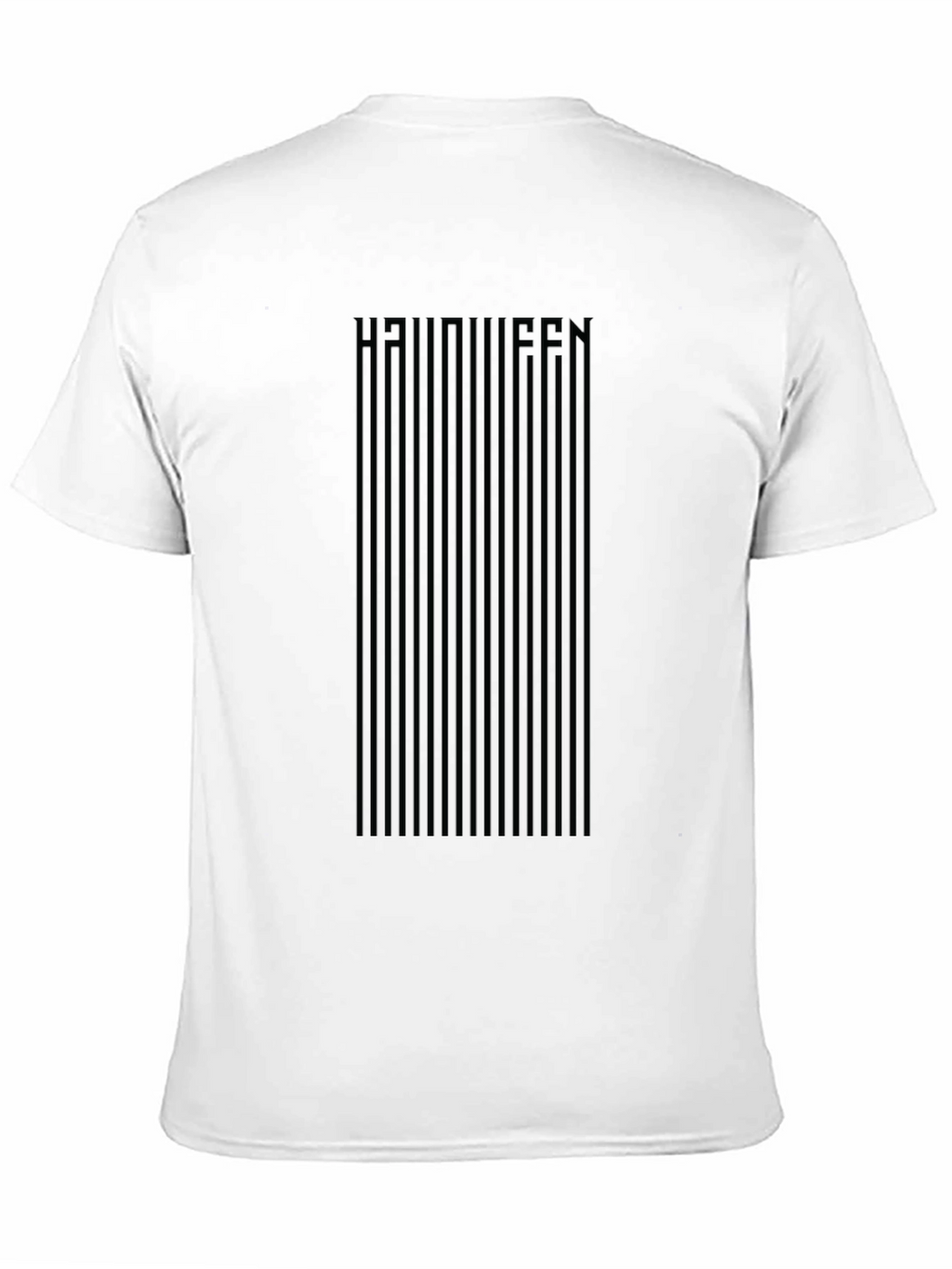 Halloween Striped T-Shirt - Modern Spooky Tee