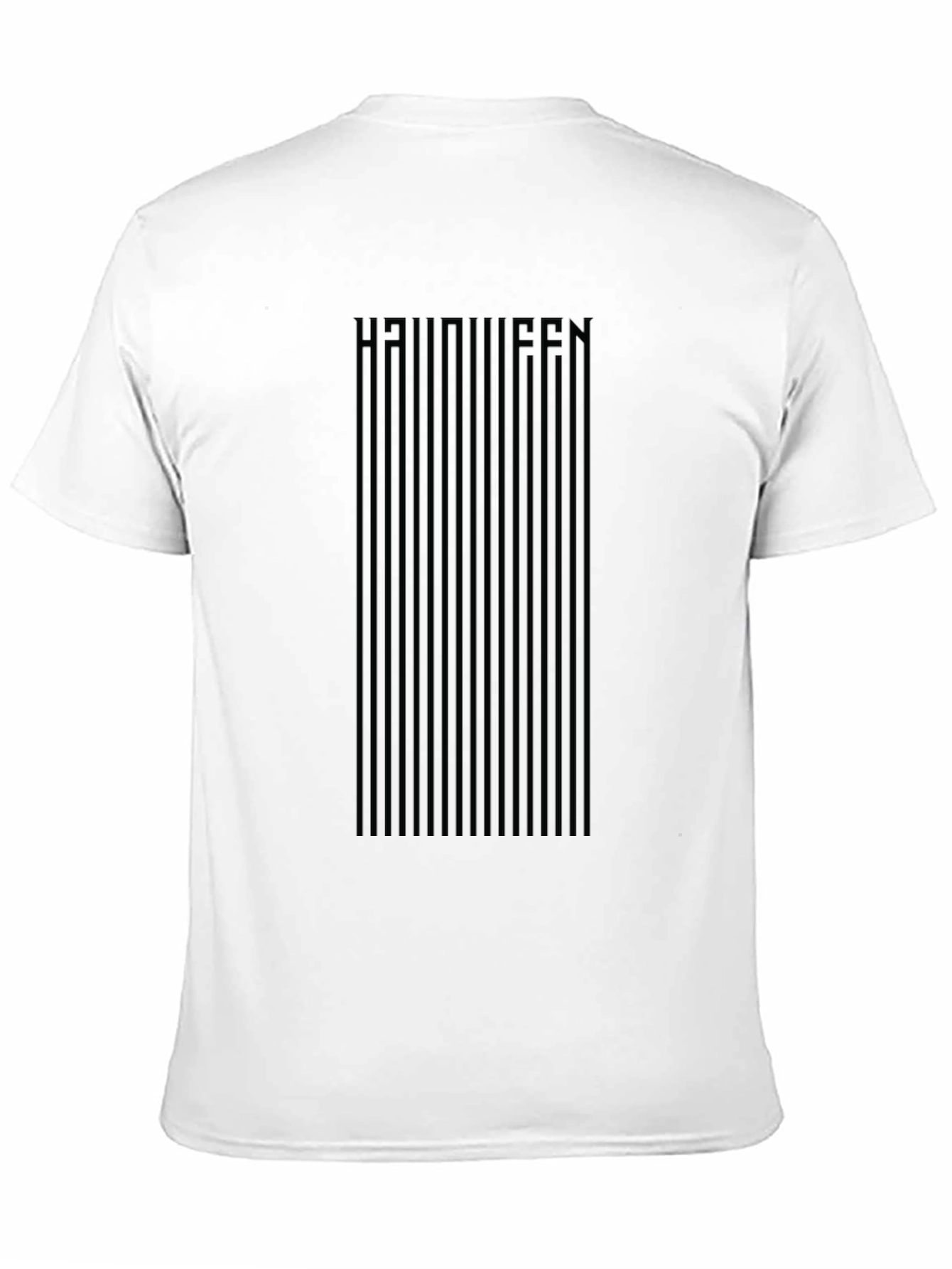 Halloween Striped T-Shirt - Modern Spooky Tee