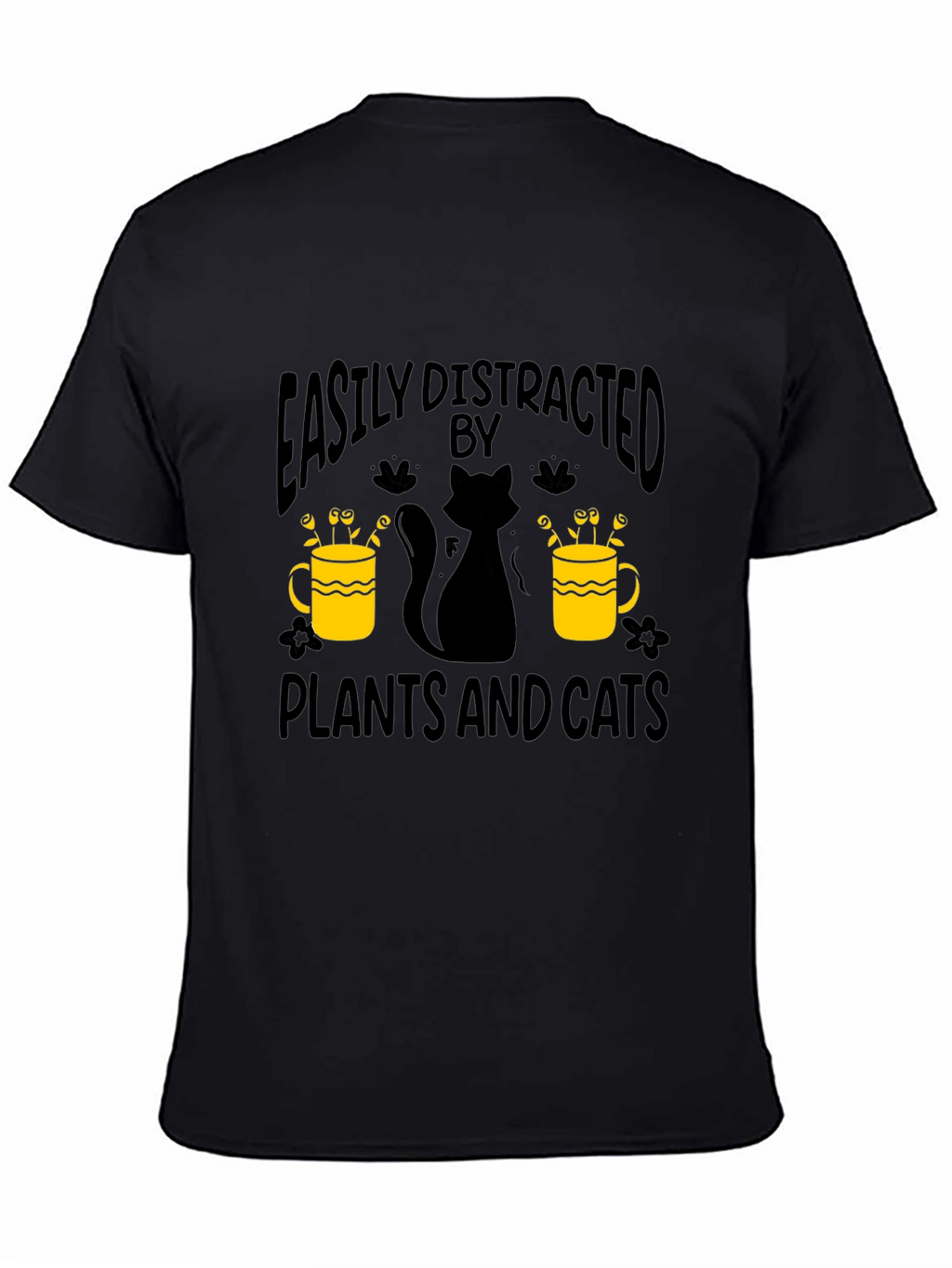 Easily Distracted By Plants And Cats T-Shirt