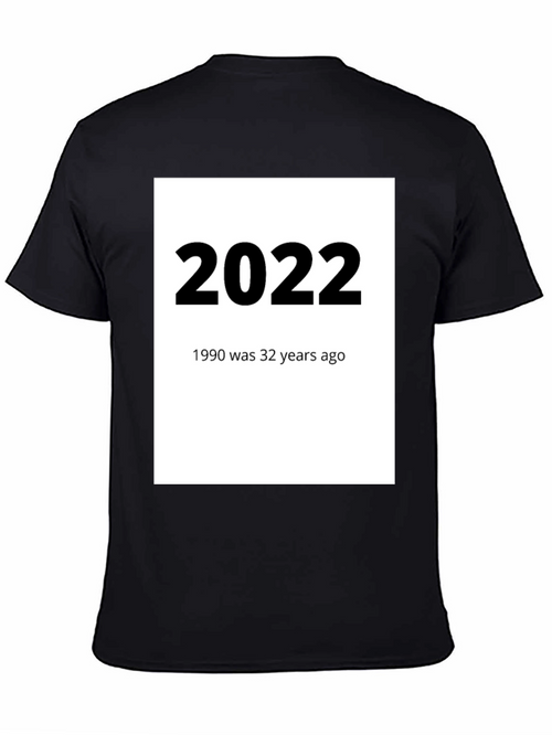2022 & 1990 Throwback Graphic T-Shirt