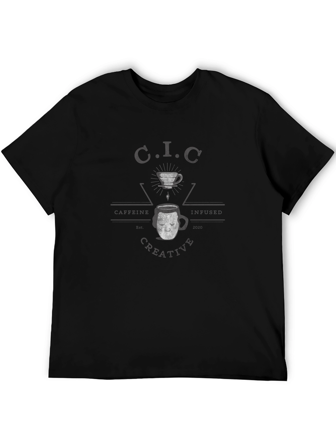 Unique Graphic Tee - Pour Over Coffee Face