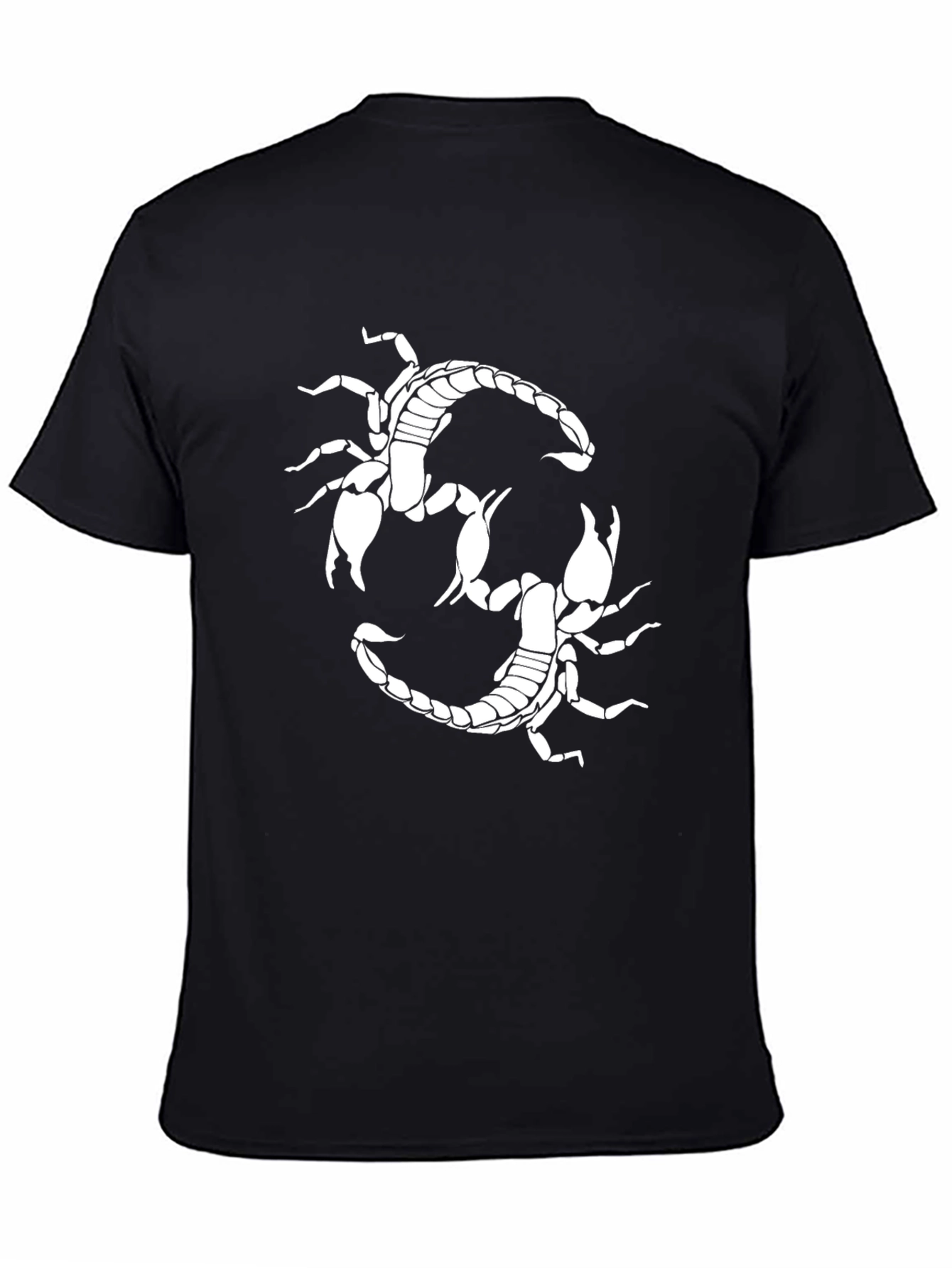 Scorpion Graphic Tee - Bold Black Cotton