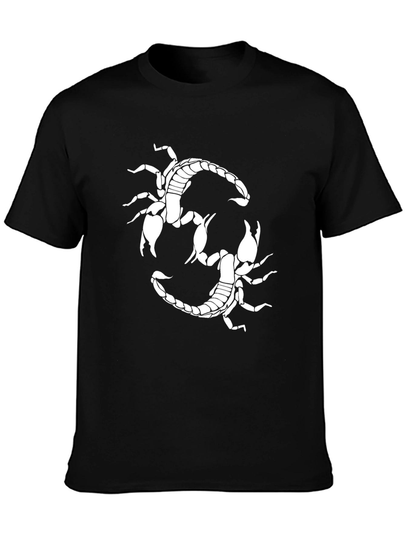 Scorpion Graphic Tee - Bold Black Cotton