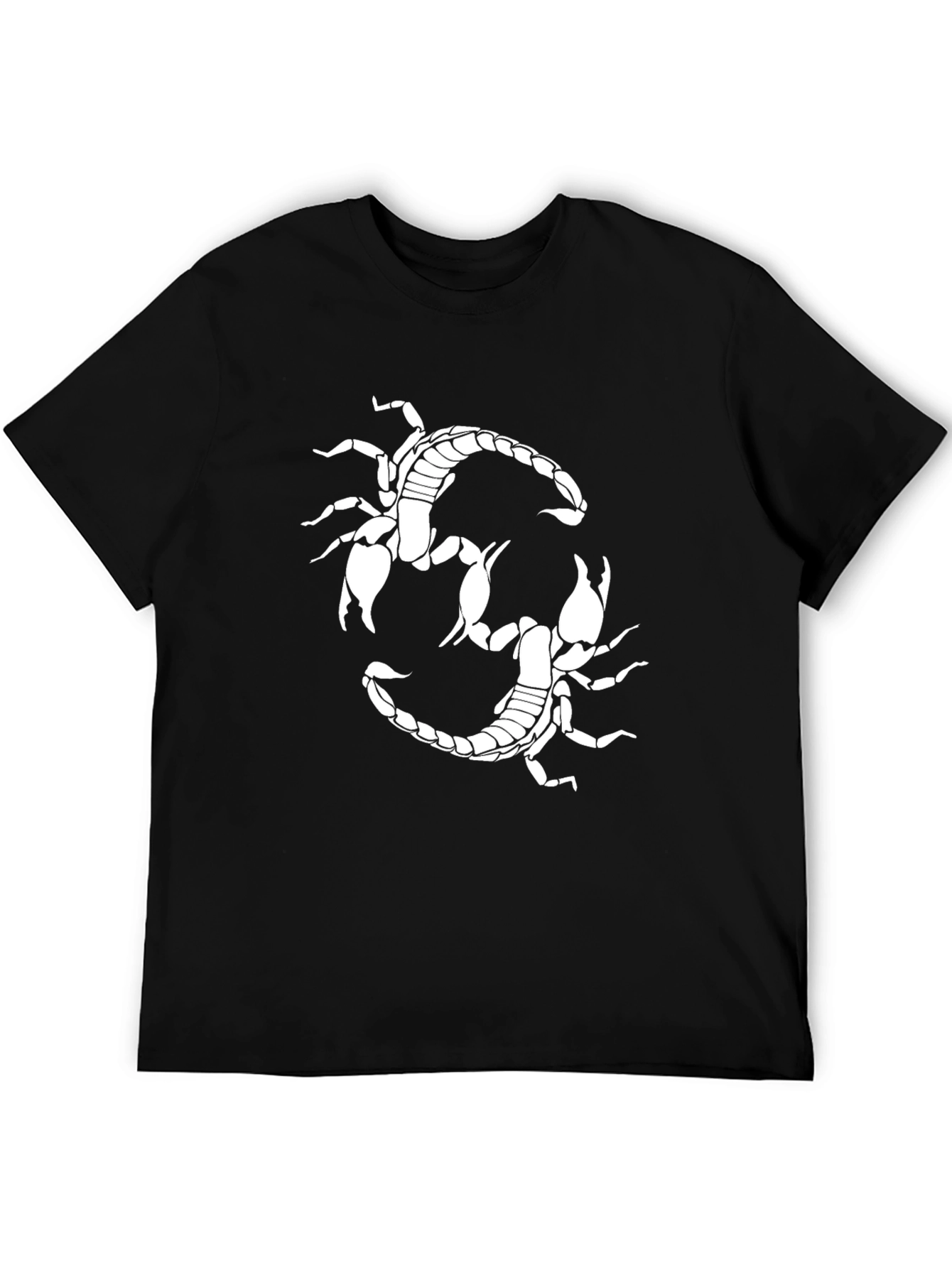 Scorpion Graphic Tee - Bold Black Cotton