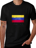 Venezuela Flag T-Shirt - Distressed Design
