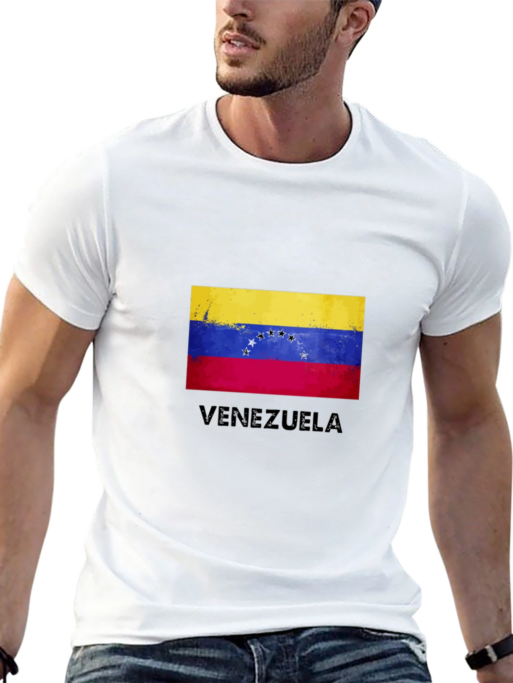 Venezuela Flag T-Shirt - Distressed Design