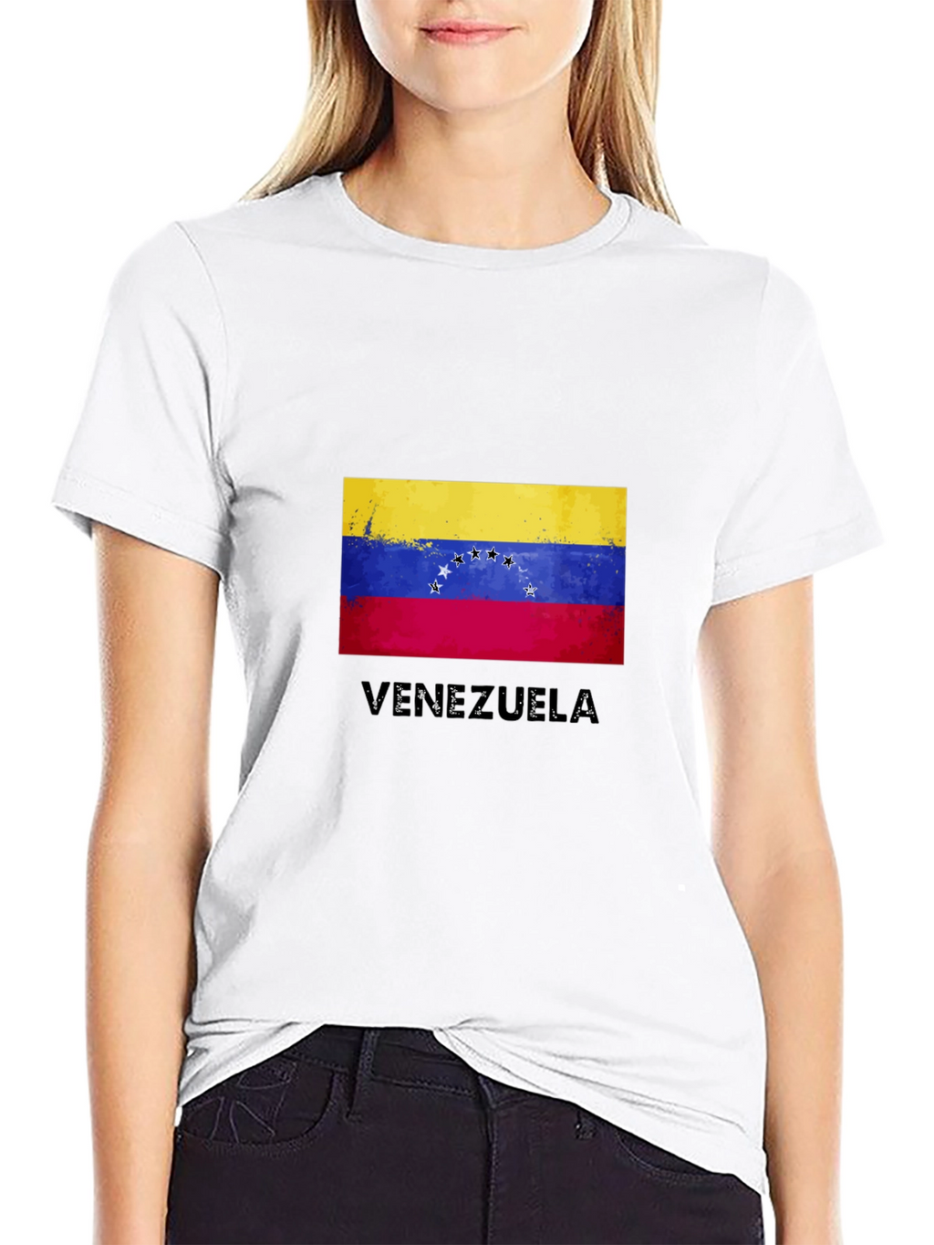 Venezuela Flag T-Shirt - Distressed Design