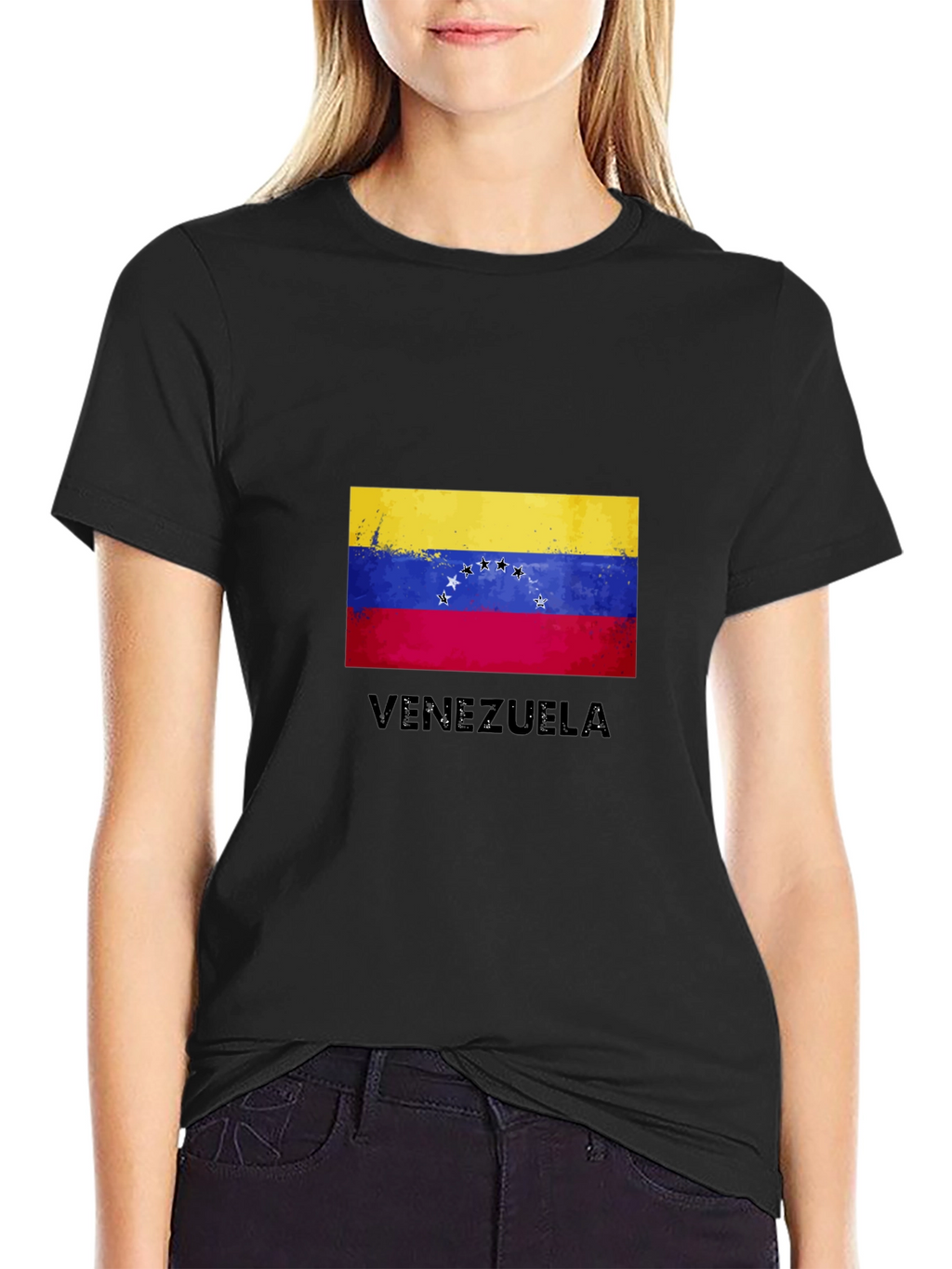 Venezuela Flag T-Shirt - Distressed Design