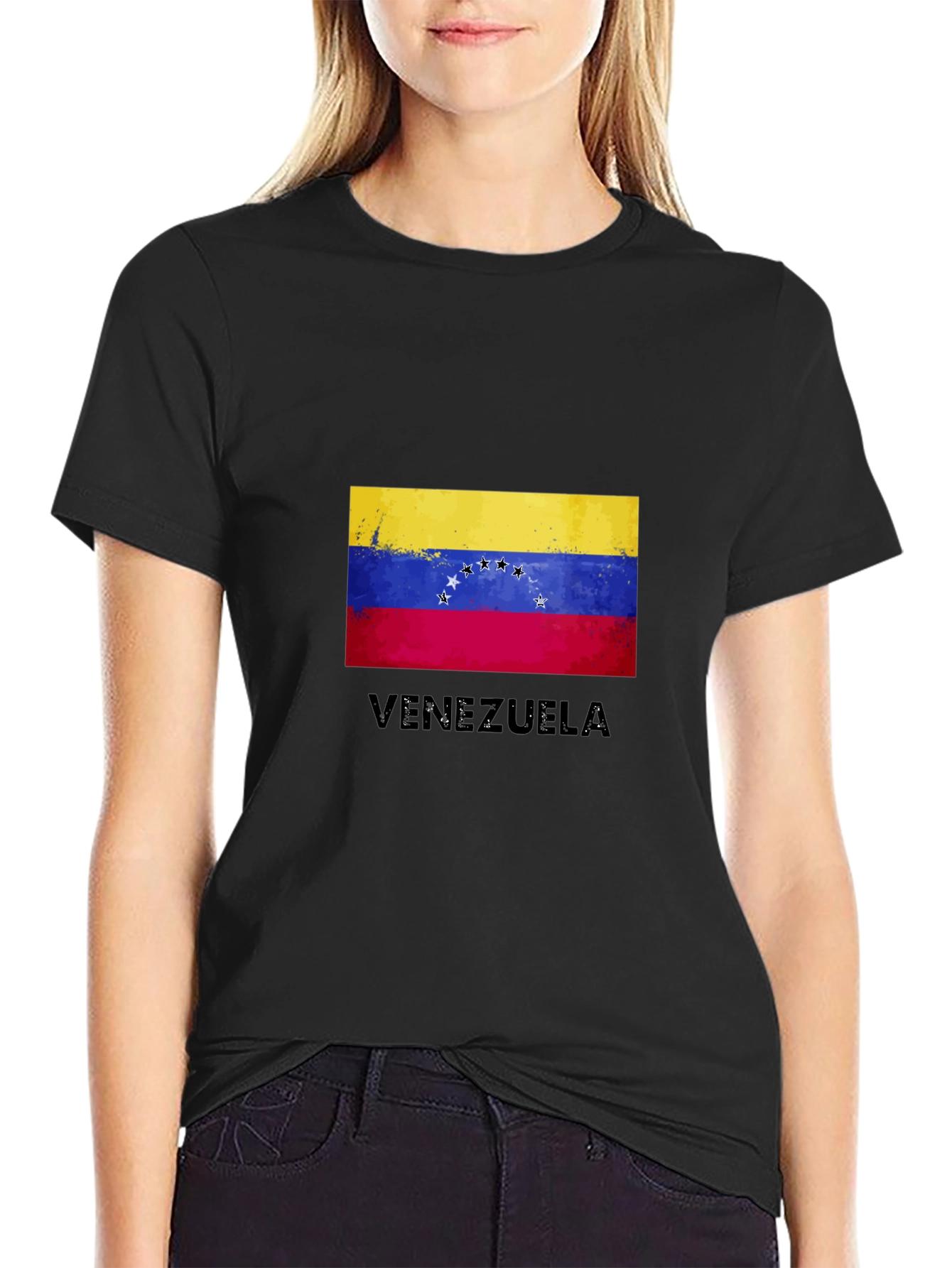 Venezuela Flag T-Shirt - Distressed Design