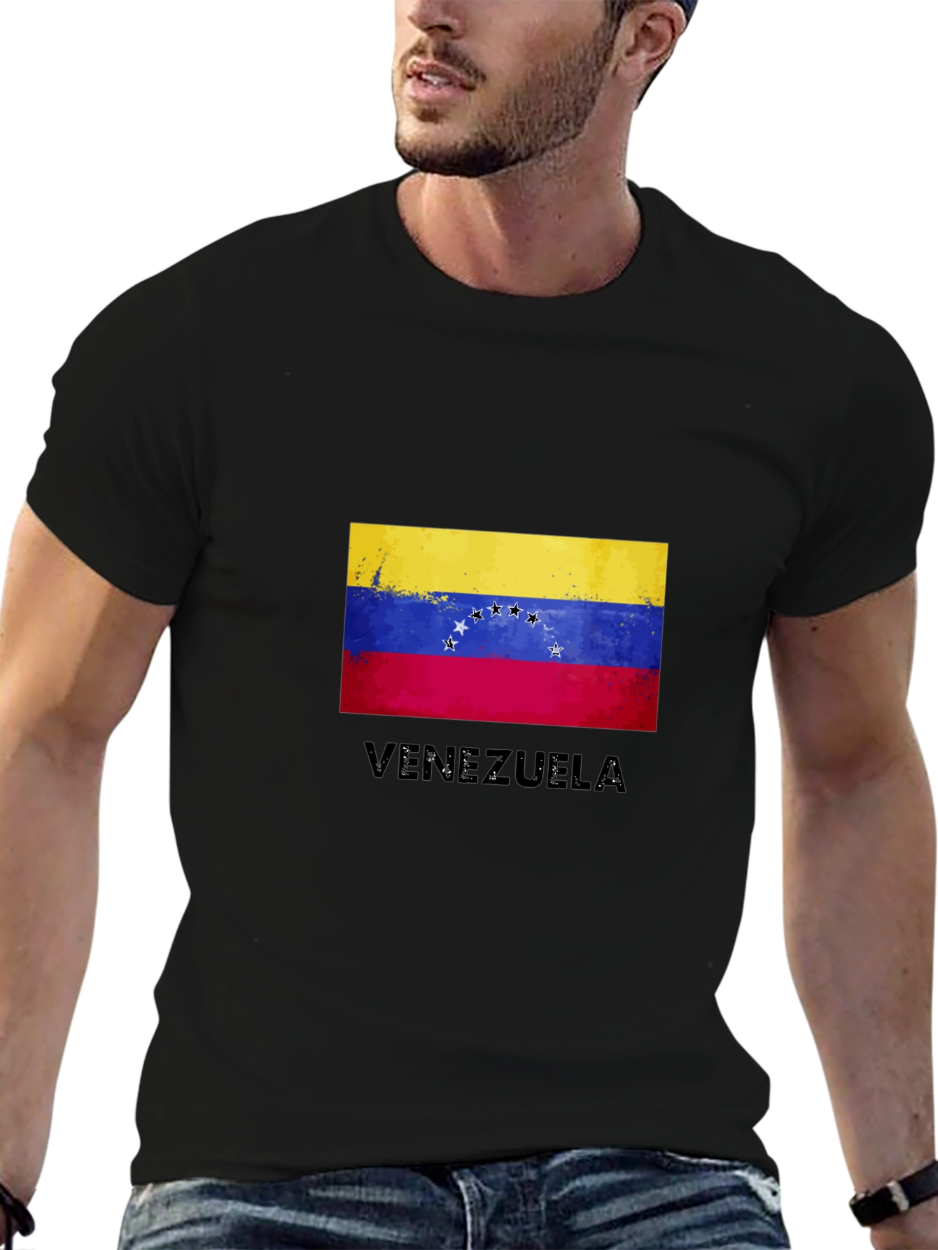 Venezuela Flag T-Shirt - Distressed Design