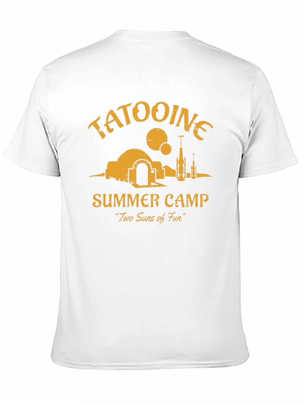 Tatooine Summer Camp Black Graphic Tee