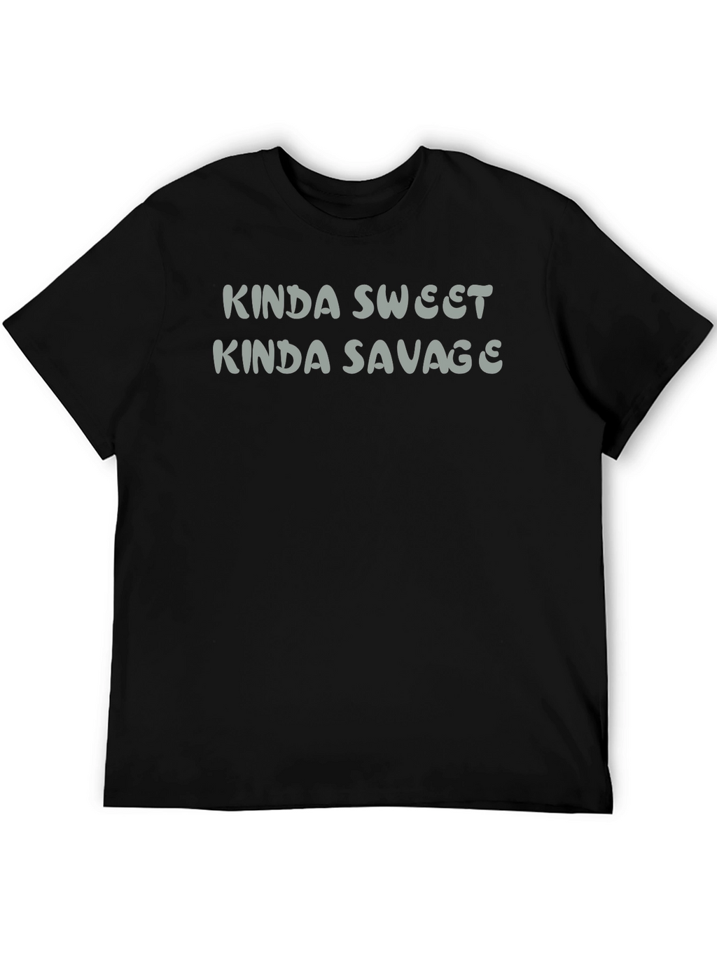 Kinda Sweet Kinda Savage Black Graphic Tee