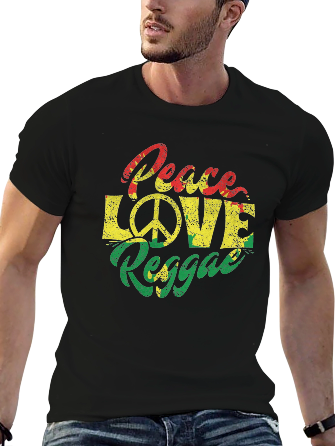 Peace Love Reggae Graphic Tee