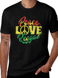 Peace Love Reggae Graphic Tee