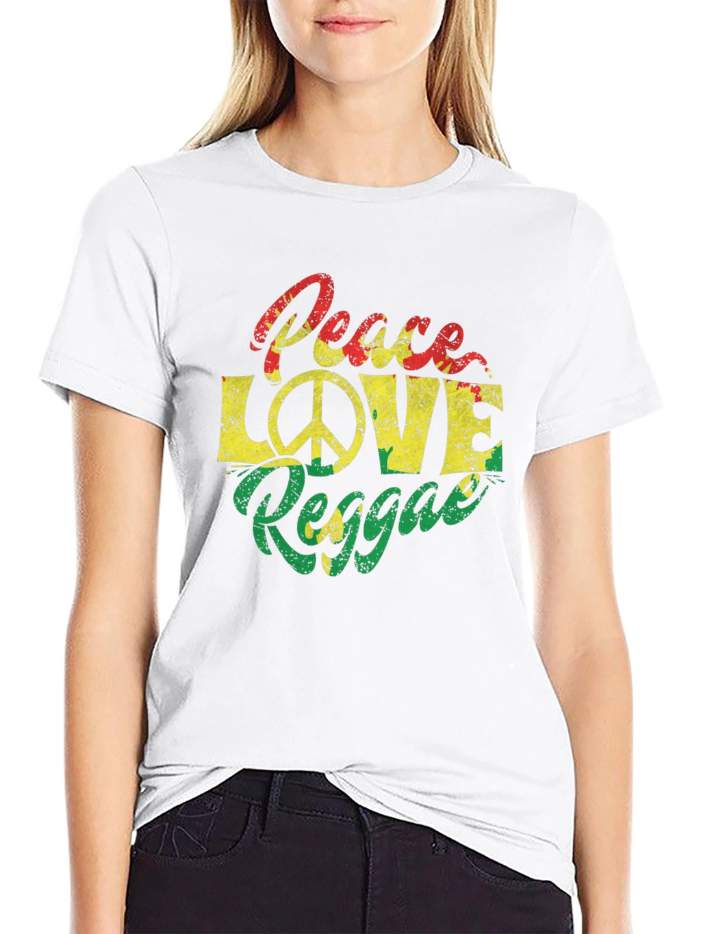 Peace Love Reggae Graphic Tee