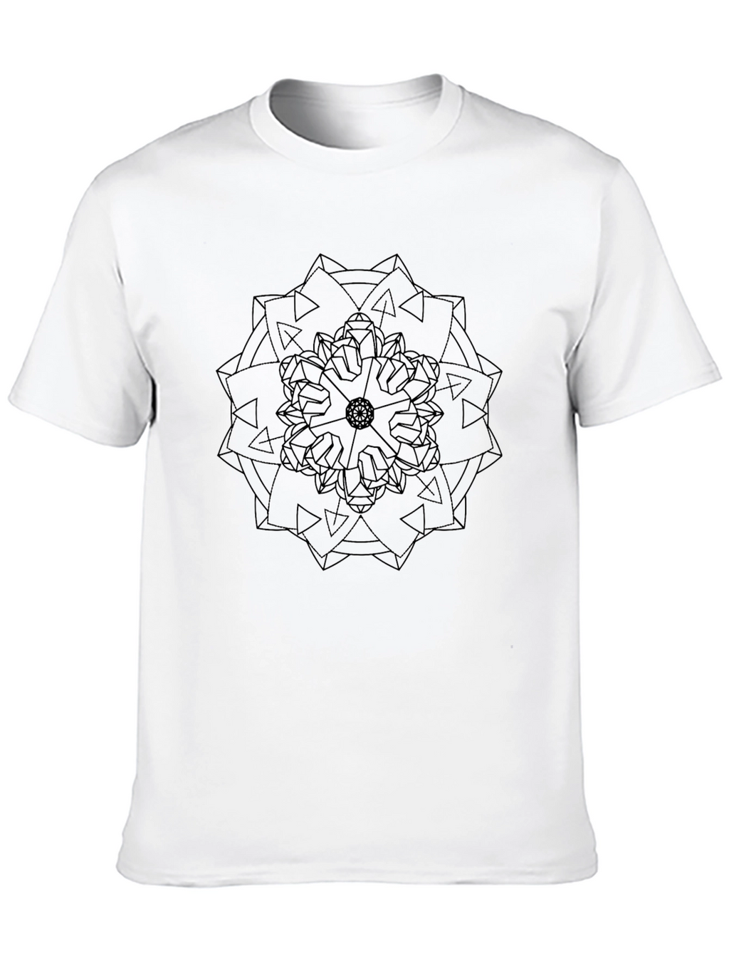 Geometric Mandala T-Shirt - Stylish & Comfortable