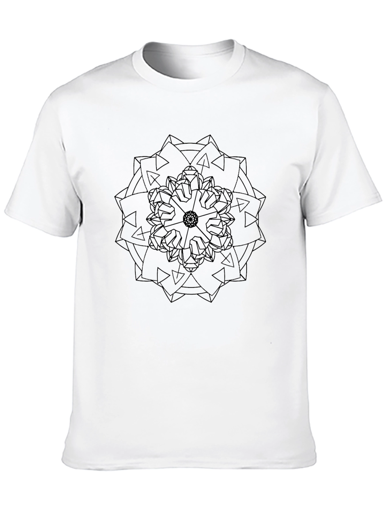 Geometric Mandala T-Shirt - Stylish & Comfortable