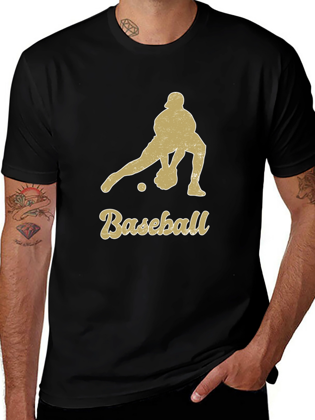 Baseball T-Shirt Pitcher Graphic Tee