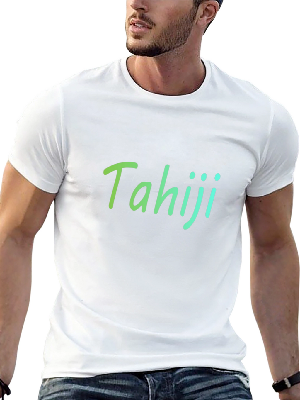 Tahiji Stylish Black T-Shirt