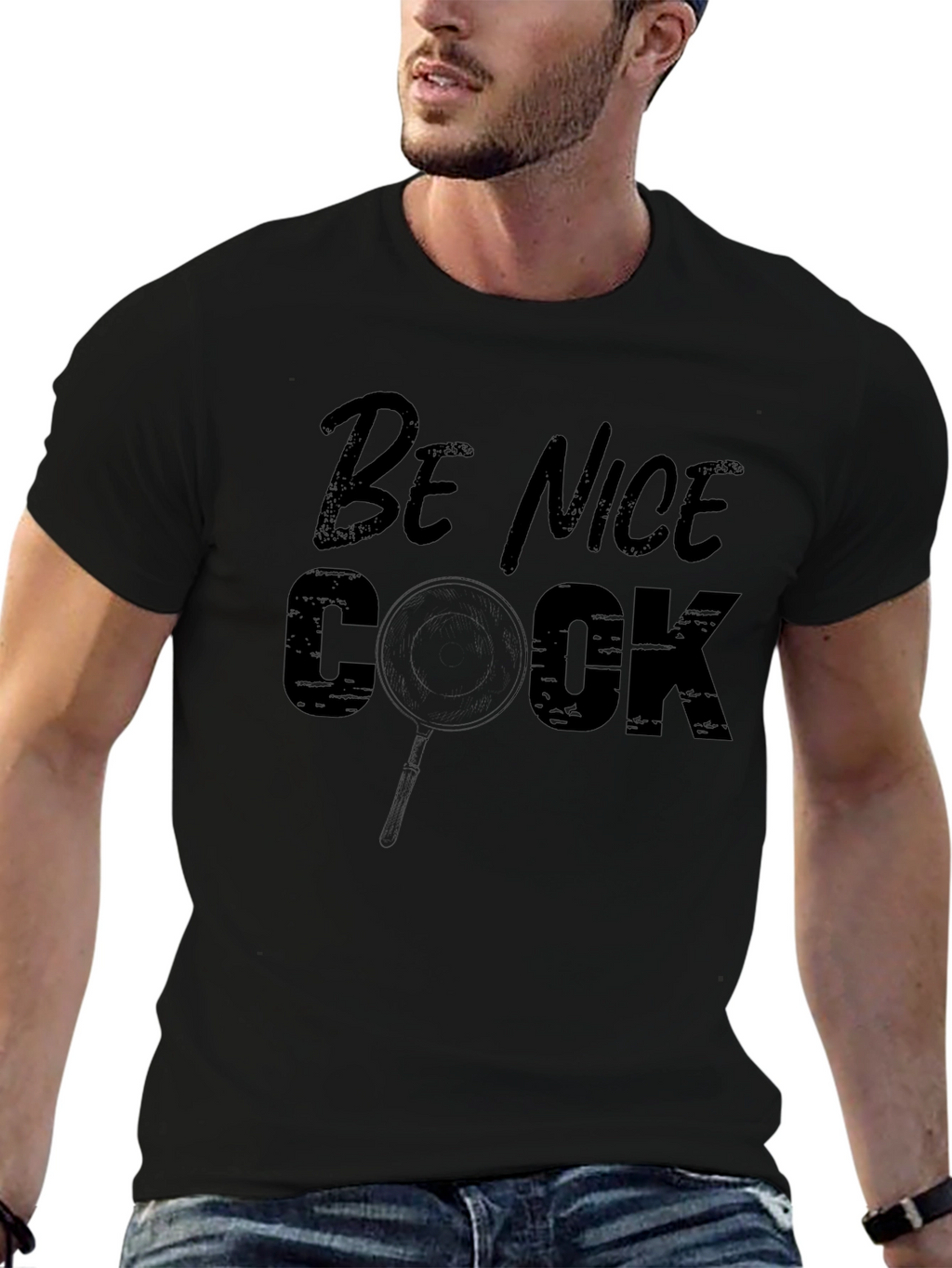 Be Nice Cook T-Shirt - Funny Chef Tee