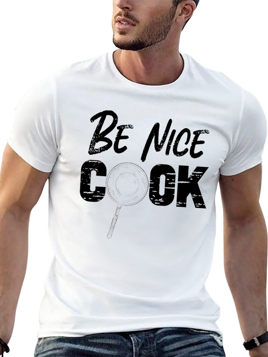 Be Nice Cook T-Shirt - Funny Chef Tee