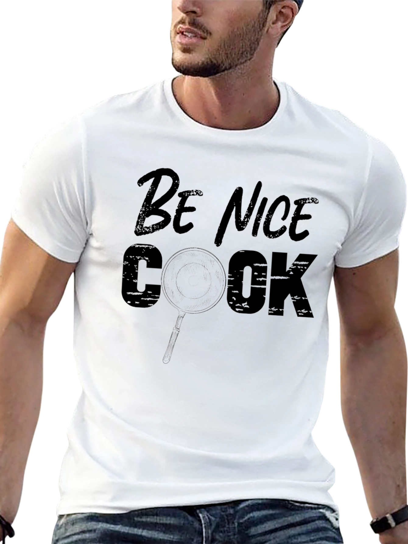 Be Nice Cook T-Shirt - Funny Chef Tee