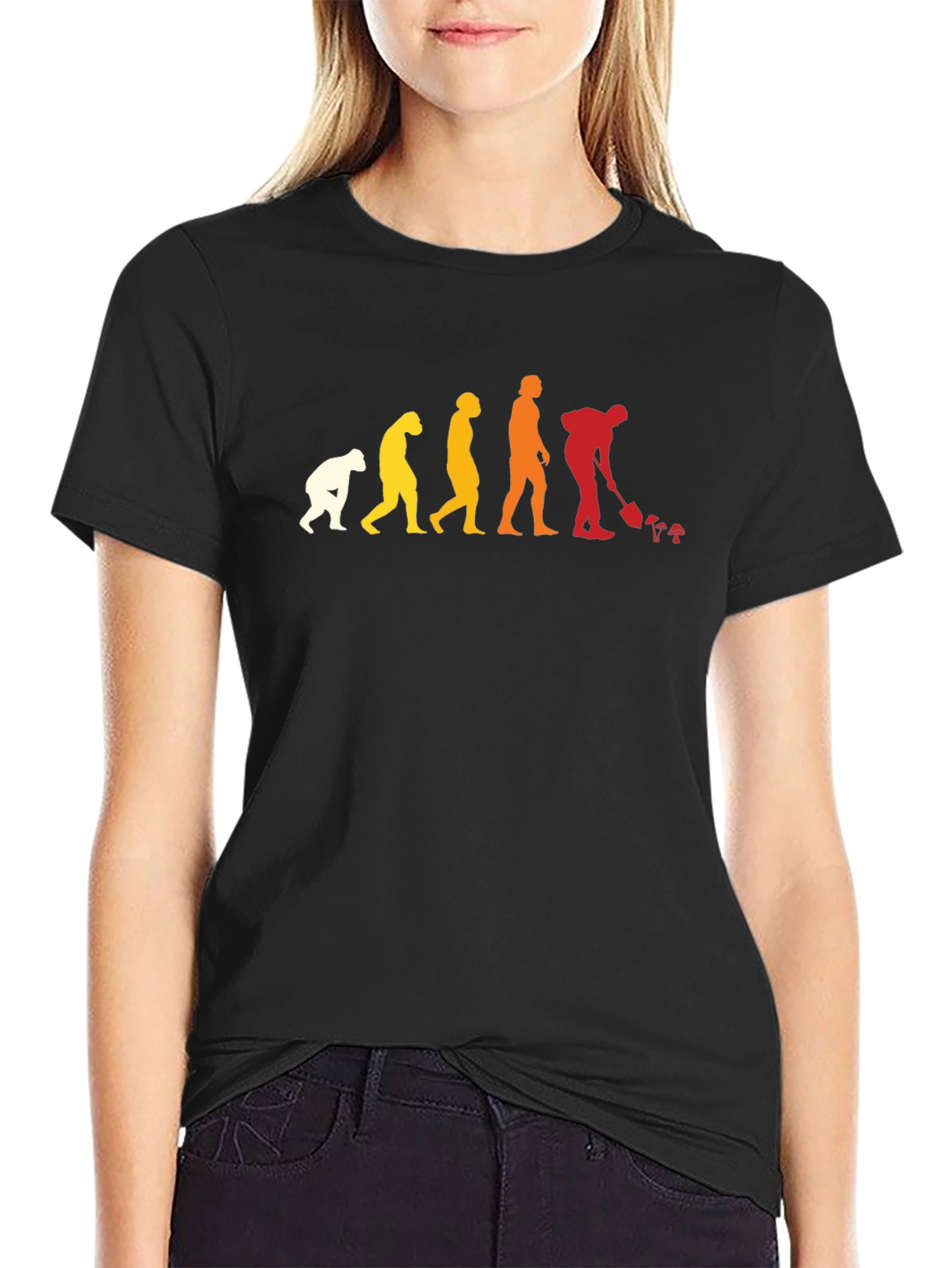 Evolution of Man Gardening T-Shirt - Funny Gardener Tee