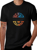 Tropical Island Palms Mens T-Shirt
