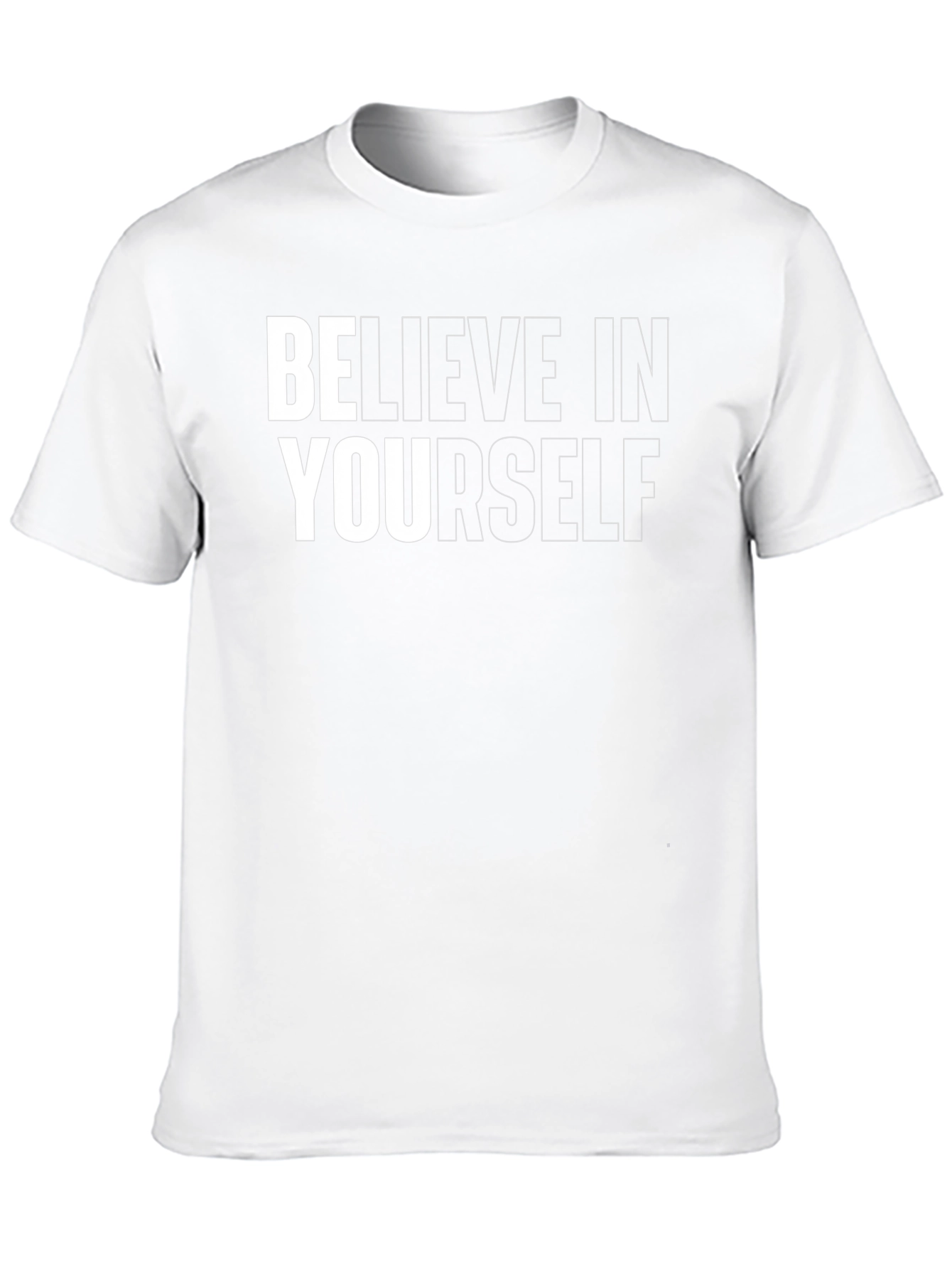 Believe In Yourself Graphic Tee - Motivational Shirt