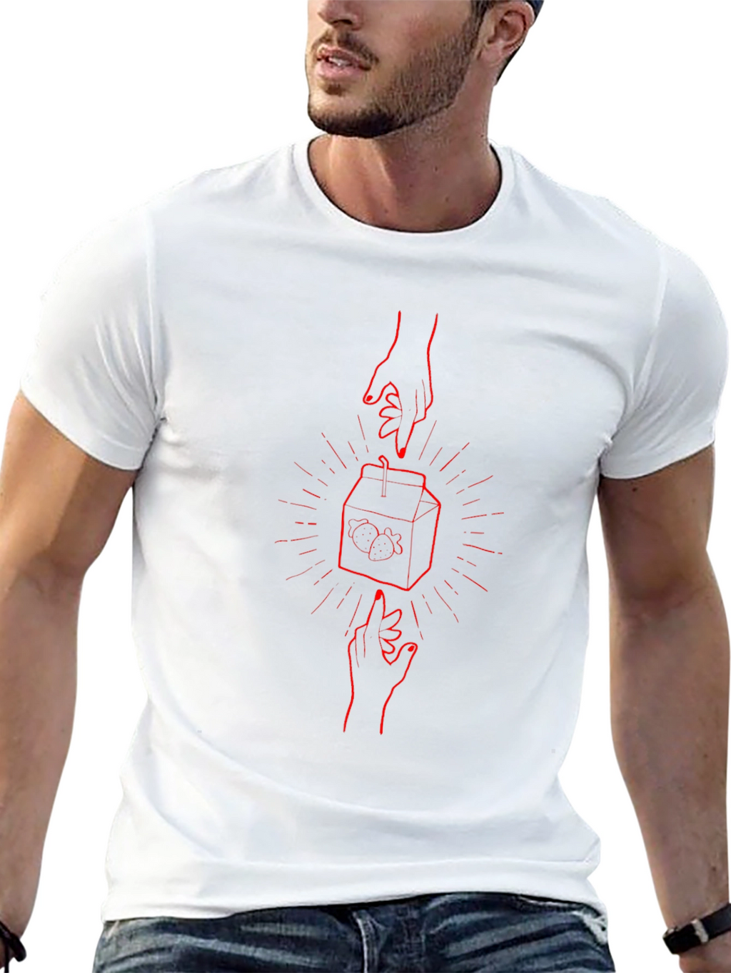 Strawberry Milk Carton Graphic Tee