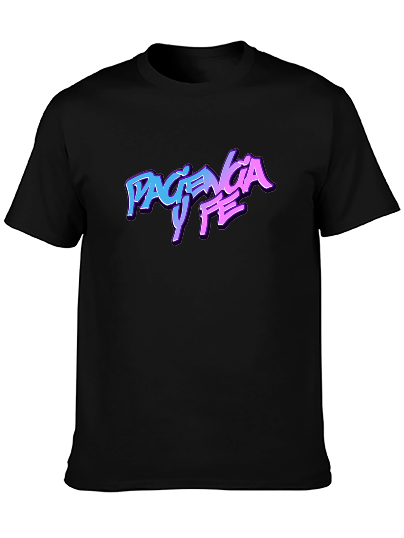 Paciencia y Fe Graphic Tee - Trendy Streetwear