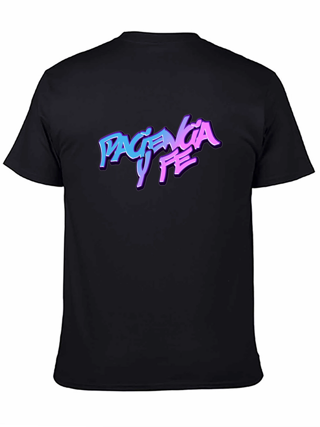 Paciencia y Fe Graphic Tee - Trendy Streetwear