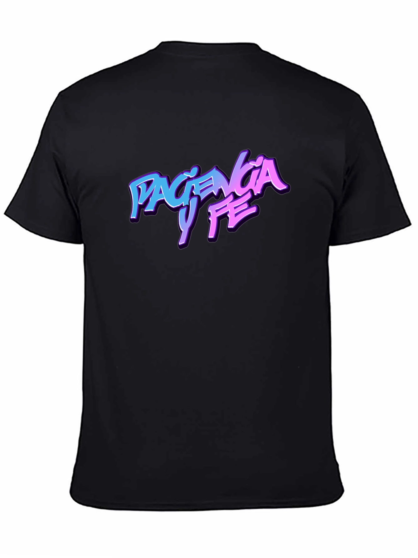 Paciencia y Fe Graphic Tee - Trendy Streetwear